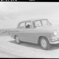 Riley car on Dartmoor 1966