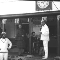 The opening ceremony of the Manaton Cricket Pavillion