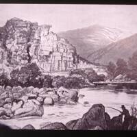 Old Photograph of Dart Gorge