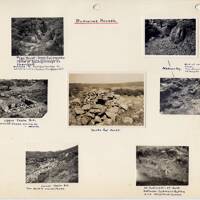 Page 36 of J.H.Boddy's album of Dartmoor photographs of crosses, beehive huts, etc. 