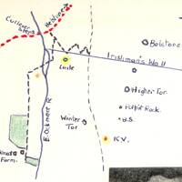 Map drawing of the East Ockment river