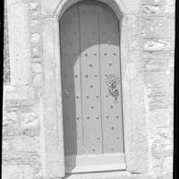 Door at Meavy Church