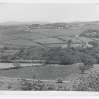 General view of Village and Dartmoor.