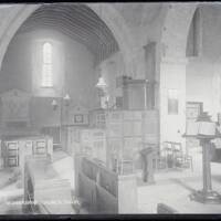 Church, interior, Branscombe