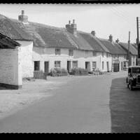 Cottages Along Main Street in Sticklepath