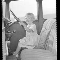 Shirley Taylor at the wheel