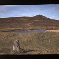Peak Hill Pool - Sharpitor & stump of old cross