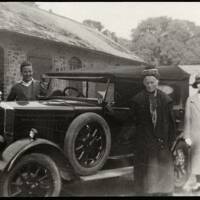 Stanbury family with car