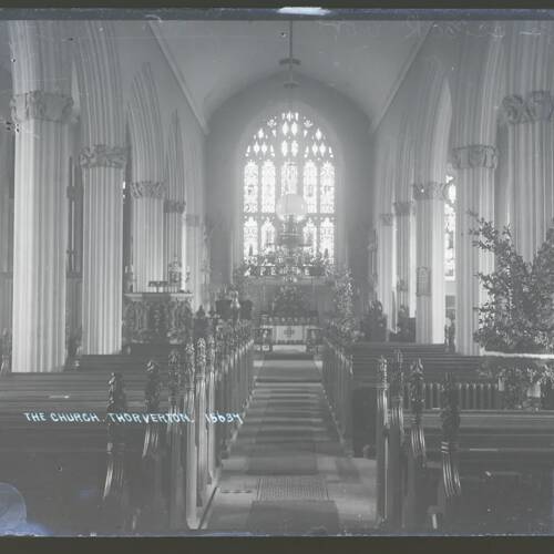 Church, interior, Thorverton