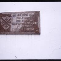 Wall plaque - Templer Quay