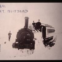 Train caught in Great Blizzard