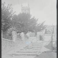 Church steps, Bovey Tracey