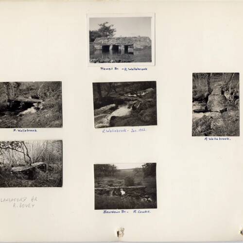 Page 59 of J.H.Boddy's album of Dartmoor photographs of crosses, beehive huts, etc.