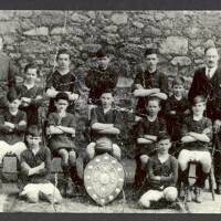 South Tawton School Football Team - 1926 shield winners