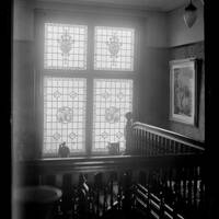 Staircase landing window at Gratton Manor