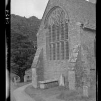 East window of Branscombe parish church