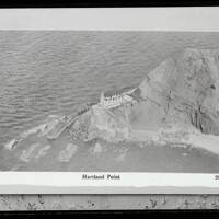 Hartland Point lighthouse (aerial view)
