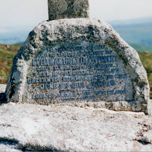 The inscription on Cave Penney Cross