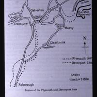Map of Plymouth and Devonport Leats