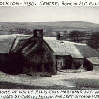 Cottages at Lake, near Sourton, in 1930