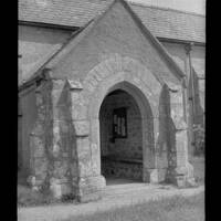 The south porch of North Bovey church