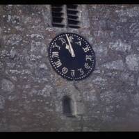 Buckland-in-the-Moor church - Clock face 