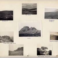 Page 75 of J.H.Boddy's album of Dartmoor photographs of crosses, beehive huts, etc.