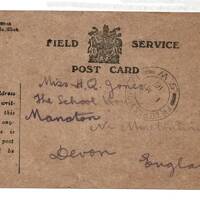 Jones 366 Fiirst WW field postcard side 1.tif