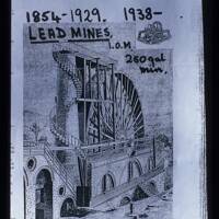 Picture photographed from book of the Isle of Man lead mine