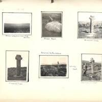 A page from an album on Dartmoor showing a selection of photographs