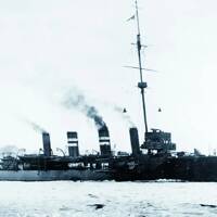 1WW HIS MAJESTY'S SHIP (HMS) AMPHION WAS TEH FIRST ROYAL NAVY LOSS OF THE FIRST WORLD WAR