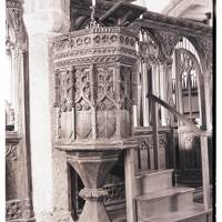 Pulpit in Holne Church