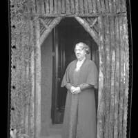 A photograph of Sydney Taylor's mother Sophie Ledden at Moorside, Horrabridge