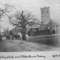 The Royal Oak and St. Peters Church, Meavy