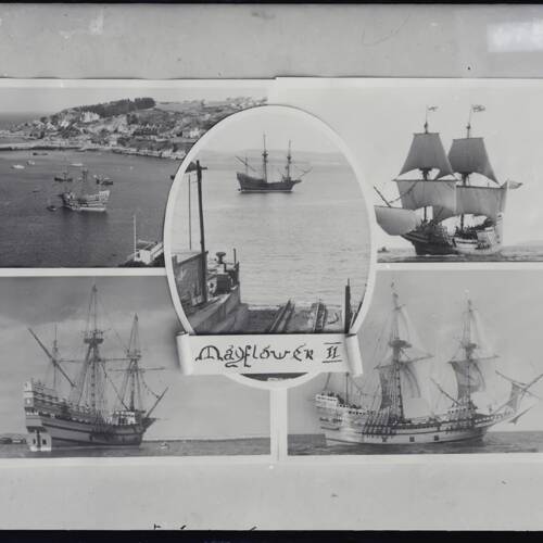 5 views of 'Mayflower II', Brixham