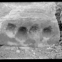 Mortar Stones Found in Pigsty Wall, Little Horrabridge