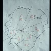 Map of Dartmoor Crosses used by Bill Harrison in his book "Dartmoor Stone Crosses".