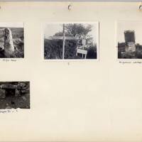 Page 74 of J.H.Boddy's album of Dartmoor photographs of crosses, beehive huts, etc.