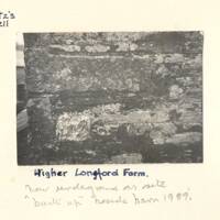 The re-use of a cross shaft at Higher Longford Farm