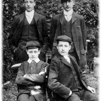 The four younger sons of John and Elizabeth Wills of Higher Hisley