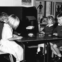 Children at work in Lustleigh School