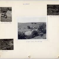 Page 67 of J.H.Boddy's album of Dartmoor photographs of crosses, beehive huts, etc.