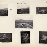 Page 52 of J.H.Boddy's album of Dartmoor photographs of crosses, beehive huts, etc.