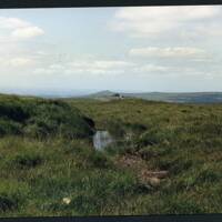 16/46 Fur Tor, Hare Tor from Cut Hill 18/8/1991