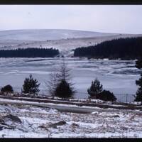 Ice on Venford Reservoir