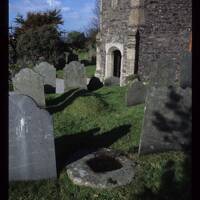 Shaugh Prior Churchyard - cross socket