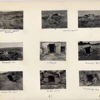 Page 41 of J.H.Boddy's album of Dartmoor photographs of crosses, beehive huts, etc.