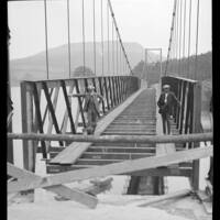 Burrator Reservoir Suspension Bridge