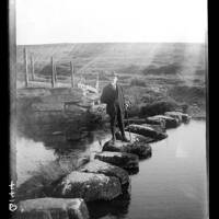 Mr Frank Taylor on Stepping Stones at Swincombe