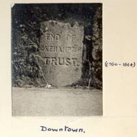 A boundary stone for Okehampton Trust